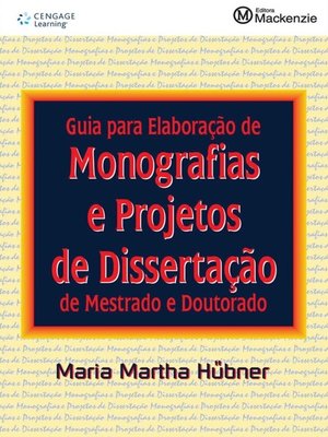 cover image of Guia para elaboração de monografias e projetos de dissertação em mestrado e doutorado